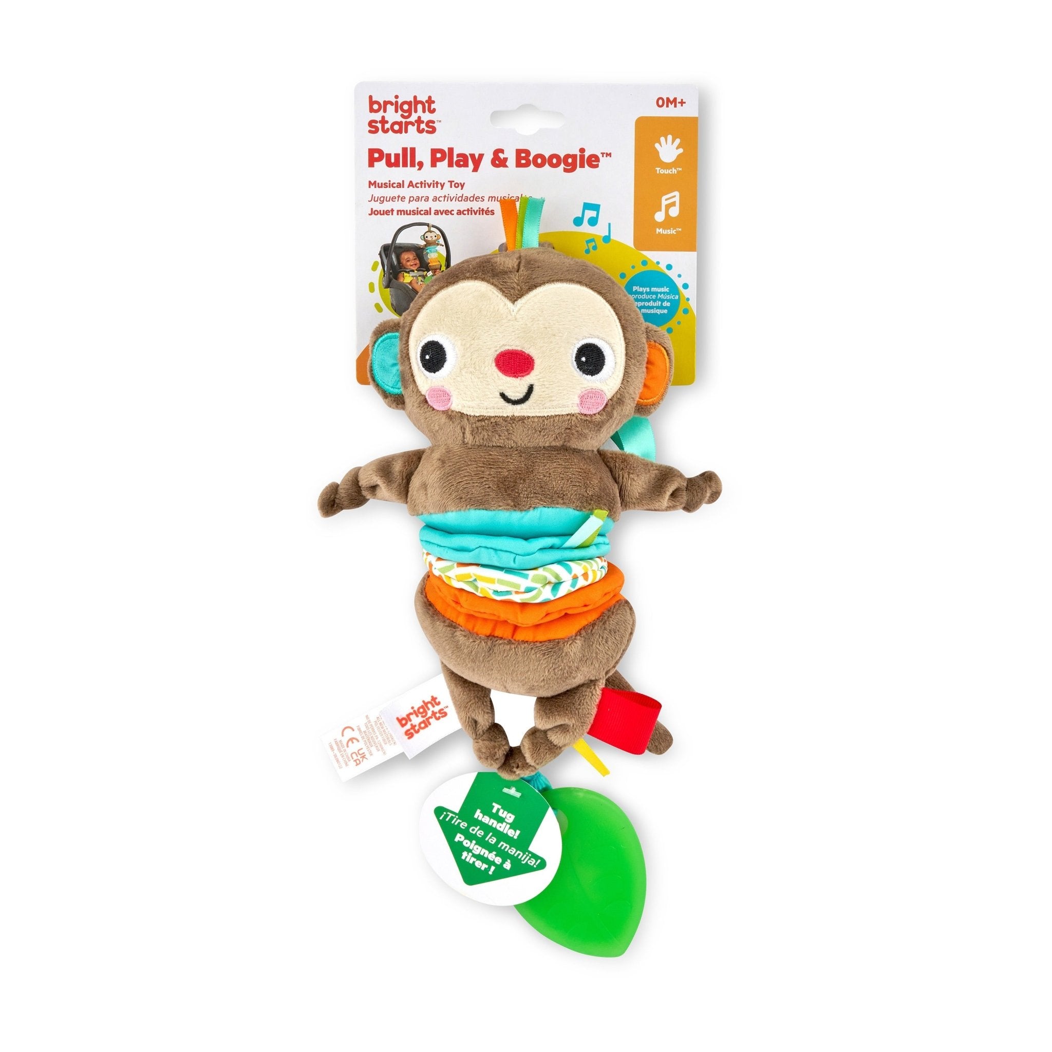 Bright Starts™Pull Down Musical Monkey Peg Toy - Premium for Kids in Qatar | Toysaro.com